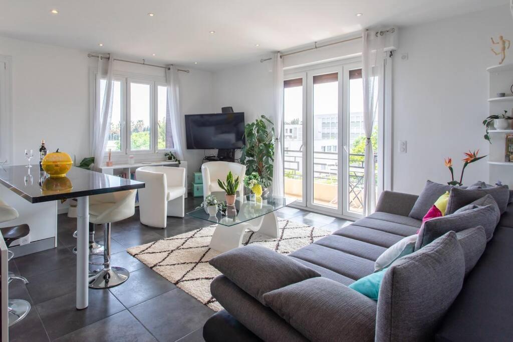 L27 2p Jasmins Sea View Parking & Ac Nizza