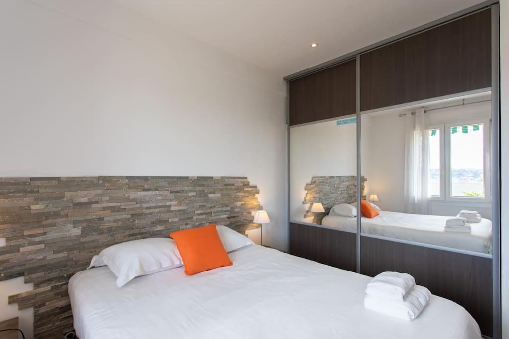L27 2p Jasmins Sea View Parking & Ac Apartment Nizza