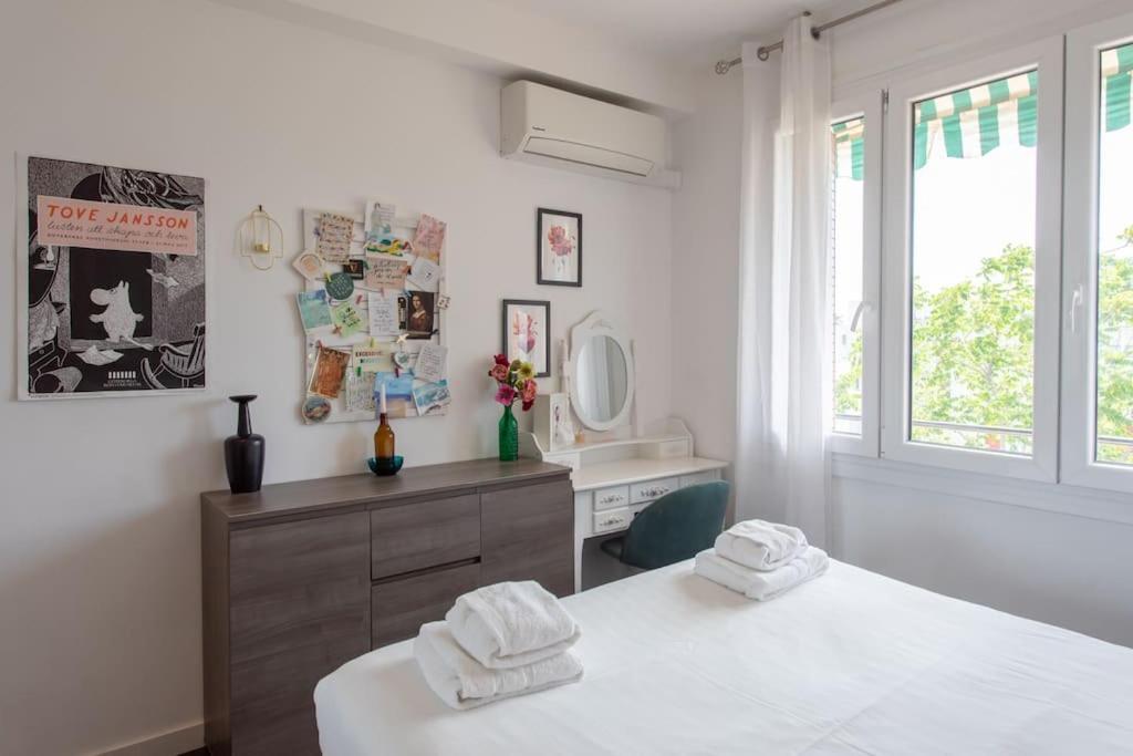 L27 2p Jasmins Sea View Parking & Ac Nizza
