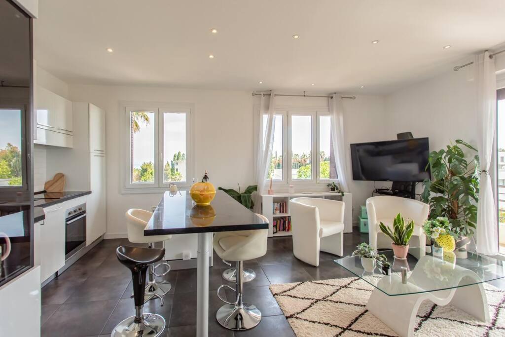 L27 2p Jasmins Sea View Parking & Ac Apartment Nizza
